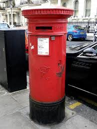 Vr Postbox Kensington Road London Post Box Antique Mailbox London