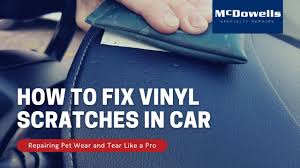 Make sure to choose a vinyl repair kit with a compound matching the color of your dashboard. Vinyl Repair How To Remove Vinyl Scratches From Car Dashboard Youtube