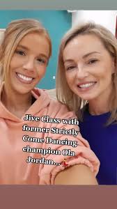 So much fun!! 💃#olajordan #jiveclass #dancing #fun #strictlycomedanci...