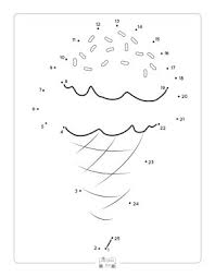 summer dot to dot worksheets itsybitsyfun com