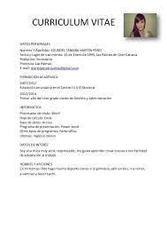 Un Curriculum Vitae Bien Elaborado Modelo De Curriculum Vitae Curriculum Vitae Curriculum Jose