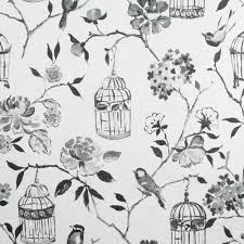 Home Decor Fabric P T Prestigious Birdcage Charcoal Fabric Decor Home Decor Fabric Toile Pattern