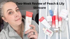 Two-Week Skincare Line Review of Peach & Lily.