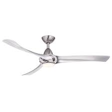 Height is measured from the top of the fixture (where it mounts to the ceiling) to the bottom of the fixture. Ceiling Fans Don T Have To Lack In Style As This Three Blade Led Design Can Attest Defined By Its Curv Ceiling Fan Modern Ceiling Fan Ceiling Fan With Remote