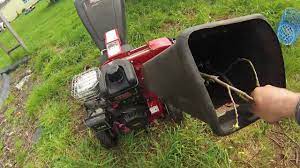Shredder hopper, chipper chute and discharge. Craftsman Wood Chipper Leaf Wacker Mulcher Youtube