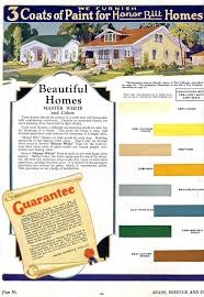 Daily Bungalow 1928 Sears Kit House Paint Colors In 2019