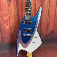 Solid Body Modern JBD Electric Guitar 24 Fret Chrome Hardware Dark Blue  Metallic | eBay