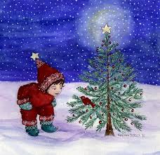 C'est dans le style japonais. Fete Noel Belles Images 2 Page 13 Christmas Art Special Pictures Very Merry Christmas