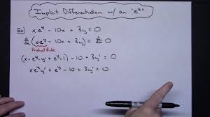 Implicit Differentiation With E Y Calculus 1 Calculus Math Tutorials Email Subject Lines