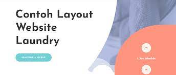 Contoh Layout Website Laundry Contoh Website Laundry Di Jasawebsitemurah Web Id Yang Bisa Diterapkan Oleh Klien Yang Me Website Layout Website Laundry Schedule