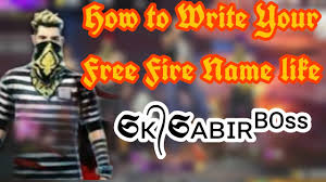 Download 10,000 fonts with one click for $19.95. How To Write Our Free Fire Name Like Sk Sabir Boss How To Change Free Fire Name Style Font Youtube