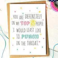 See step 1 to start learning how to make basic cards, add decoration to cards you've already made, and include a heartfelt, funny, or sincere message on the. Funny Birthday Card Funny Friend Card Funny Love Card Etsy In 2021 Birthday Cards Funny Friend Funny Birthday Cards Best Friend Cards