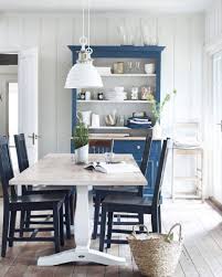 Amazing gallery of interior design and decorating ideas of blue dining room in dining rooms by elite interior designers. Furniture Navy Blue Dining Table Blue White And Yellow Layjao