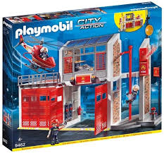 Playmobil City Action Fire Station With Fire Alarm Sponsored Paid Action City Playmobil In 2020 Fire Station Playmobil Fire Alarm