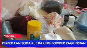 Baking powder adalah bahan pengembang. Perbedaan Soda Kue Baking Powder Dan Ragi Instan Youtube