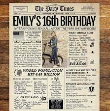Sixteenth birthday gift for girl. 28 Sweet 16 Gift Ideas For An Unforgettable Birthday