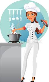 Check spelling or type a new query. Cartoon Chef In Kitchen Vector Stock Vector Colourbox