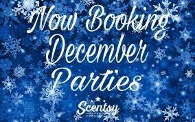 Now Booking December Parties Scentsy Scentsy Party Scentsy Marketing