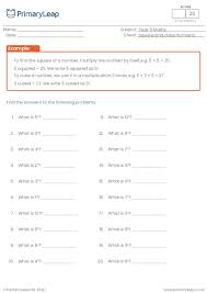 If you want to work on patterns, you could have your child make the number using an ab or abc pattern. Numeracy Recognising Square Numbers And Cube Numbers Up To 12 Worksheet Primaryleap Co Uk
