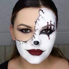 Einfaches halloween make up in rock and roll stil. 68 Gruselige Halloween Make Up Ideen Fur Die Halloween Party Gruseliges Halloween Halloween Makeup Halloween Make Up Ideen