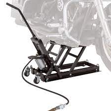 Motorcycle Atv Air Over Hydraulic Jack Black Widow
