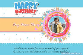 ✓ free for birthday card images. Happy Birthday Card With Name And Photo Edit