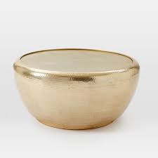 However, one of the main drawbacks of choosing such a table is the fact that glass. Hammered Metal Drum Coffee Table
