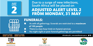 When i last spoke to you, exactly two months ago, south africa was recovering from a deadly second wave of coronavirus infections. Presidency South Africa On Twitter President Ramaphosa Funerals To Be Attended By No More Than 100 People And Social Distancing Needs To Be Observed There S A 2 Hour Limit To Funerals