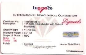 Diamond Jewellery Certificate Natural Diamonds Digital Photo Diamond