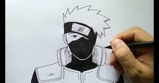 Gambar Anime Keren Dari Pensil Hari Ini Di Dunia Menggambar Kita Akan Membagikan Cara Menggambar Anime Kakashi Dari Anime Naruto Di 2020 Gambar Anime Lukisan Gambar