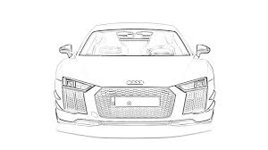 Cars logo coloring book displays the different types of car logos with pixel coloring pages that can be colored according to the selected number colors. Audi Logo Coloring Pages