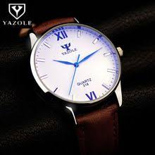 Us 4 19 Yazole Luxury Blue Glass Watch Men Watch Fashion Men S Watch Waterproof Watches Men Clock Luxury Watches For Men Watches For Men Mens Watches Leather