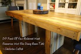 Daily find | west elm emmerson reclaimed wood dining table. West Elm Emmerson Table Diy Knock Off