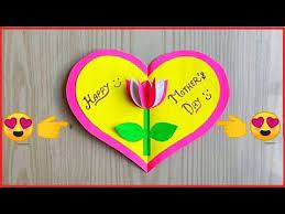 See more ideas about mothers day cards, card making, cards. Easy And Beautiful Card For Mother S Day Handmade Mother S Day Greeting Ca Mother S Day Greeting Cards Happy Birthday Cards Diy Happy Birthday Cards Handmade
