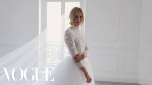 This is a bridal hairstyle classic. Chiara Ferragni S Wedding Dress Fitting Vogue Youtube