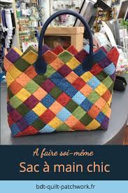 Sac A Main Chic En Patchwork Patchwork Bags Bag Making Quilts