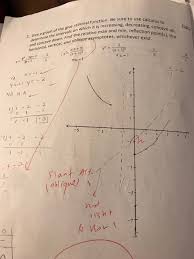 The asymptote as x → + ∞ is therefore y = 2 x + 1 4. A Graph Of Thebason Which It Is Increasing Decre Chegg Com