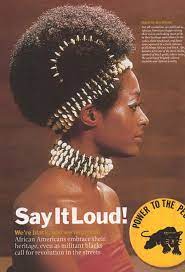 1968 Hippie Couture Vintage Black Glamour My Black Is Beautiful Black Power