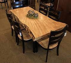 Spalted maple live edge lumber slab table decor art project 60 long 23 max. Wormy Maple Live Edge Slab Table Solid Hardwood Furniture Locally Handcrafted Tables Country Lane Furniture