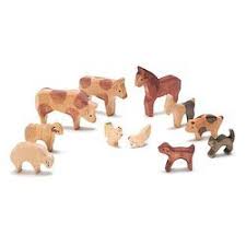 Toys Games Wooden Animals Nova Natural Toys Crafts Wooden Animals Farmyard Animal Farm Yard