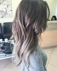 Brown And Grey Mixed More In 2020 Hair Highlights Medium Length Wavy Hair Balayage Hair