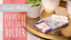 The side of a cereal box can make a small box for home use. Diy Gift Card Holder Regional Make Sizzix Youtube
