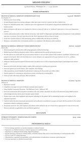 Bilingual Medical Assistant Resume Sample Mintresume