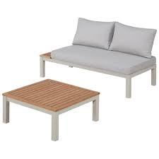 Was dürfen sie in unseren schweizer gartenmöbel shops erwarten? Garten Lounge Set Malibu 1 Tisch 1 Sofa Mit Auflagen Danisches Bettenlager