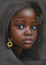 Mixed media self portrait with acrylic paint and resin