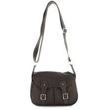 Maroquinerie, accessoires et vêtements en cuirs de qualité. Sac Besace Cuir Gras Berthille Mini Peche S089 Fabrique En France Couleur Marron Fonce Ligne Peche