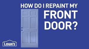 This guide reviews how to paint interior doors, whether they're still attached to the hinges or detached from the door frame, as well as how to prepare interior doors for painting. How To Paint A Front Door Lowe S