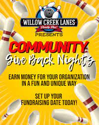Choose fundraisers that encourage people to spend or donate a lot of money or that cost. Fundraisers Fund Raising Ideas Willow Creek Lanes Green Bay Wi