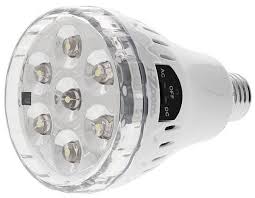 Amazing Remote Controlled Rechargeable Led Bulb