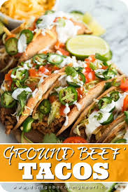 Ground Beef Tacos Plus Homemade Baked Taco Shells Recipe In 2020 Ground Beef Tacos Tacos Beef Ground Beef